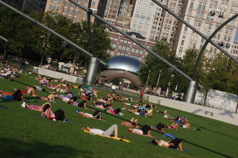 Yoga-Millenium-Park-Photo