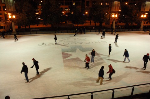 Patinoire-Chicago-Millenium-Park-Photo