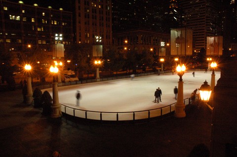 Patinoire-Chicago-Millenium-Park-Photo